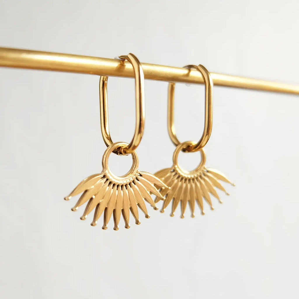 Palma Leaf Earrings