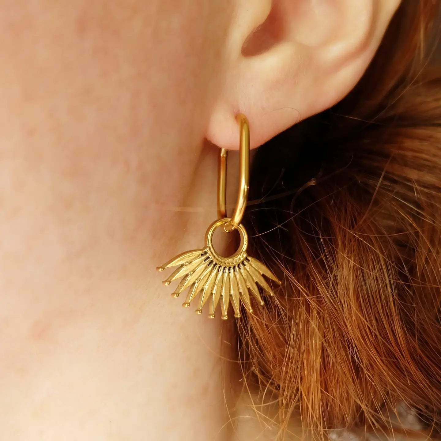 Palma Leaf Earrings