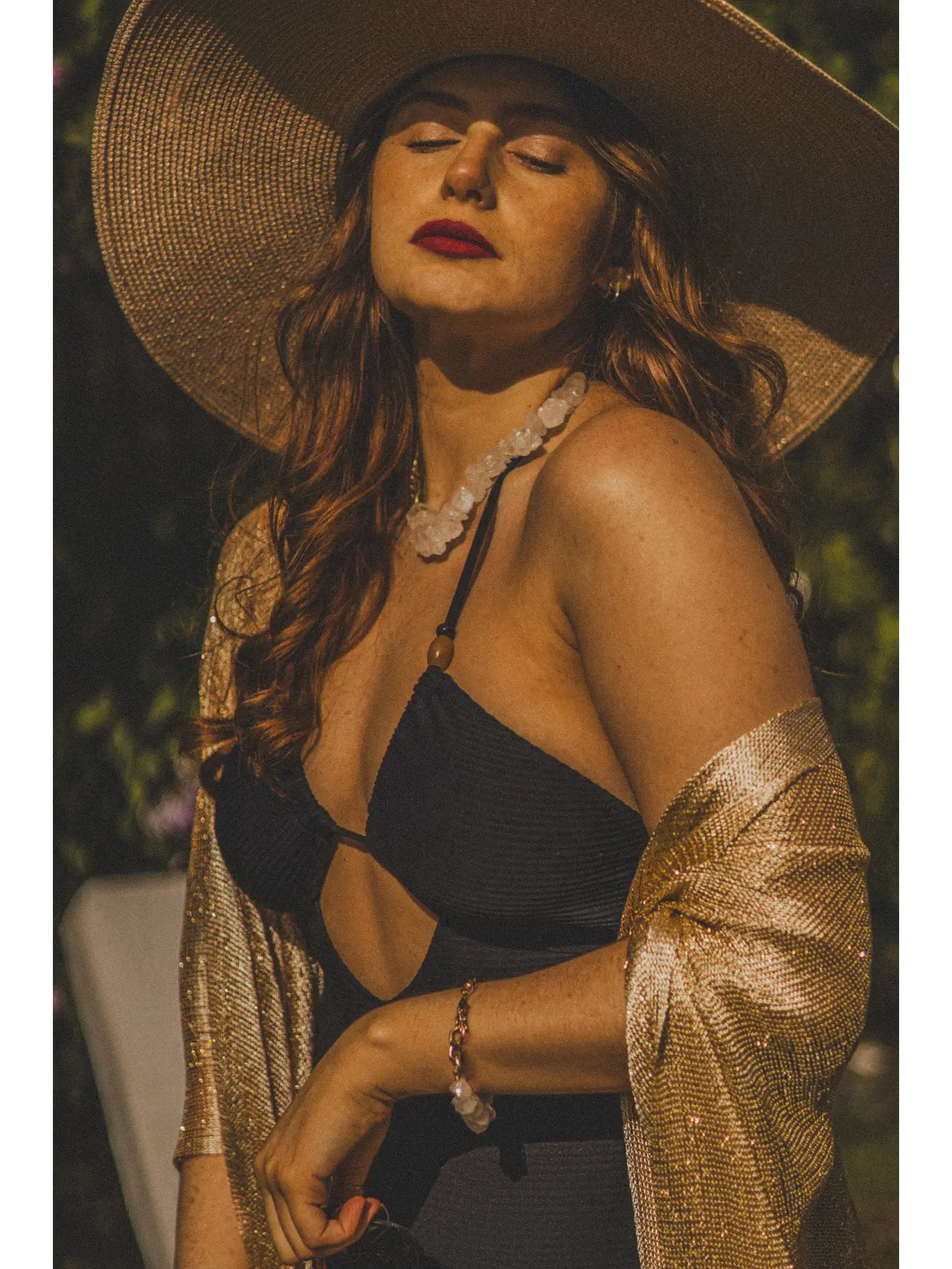 Solstice Tassel Kimono Gold