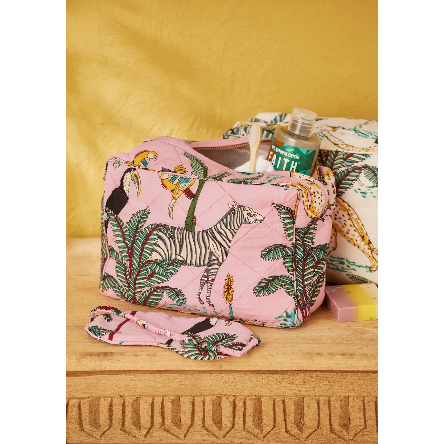 Jungle Print Wash Bag