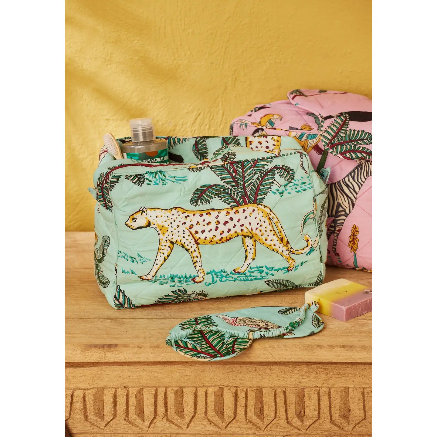 Jungle Print Wash Bag
