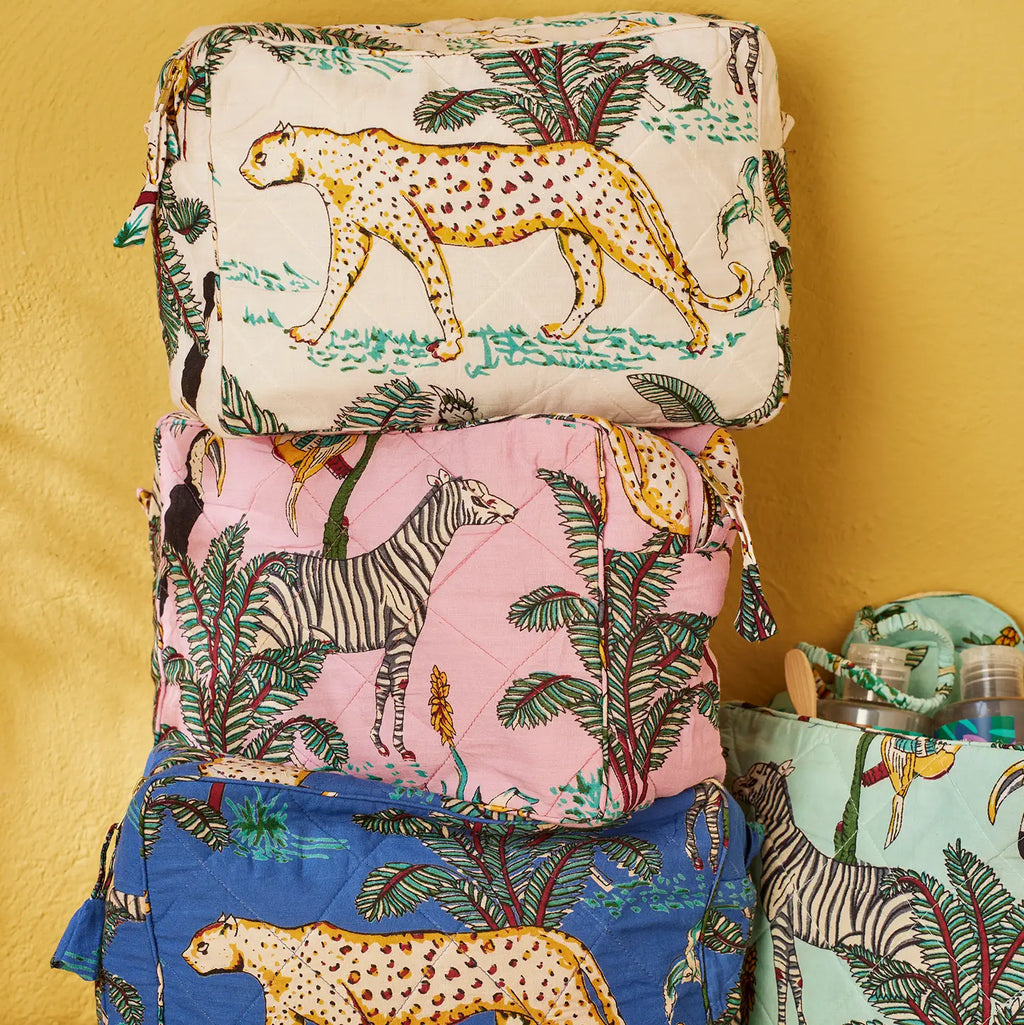 Jungle Print Wash Bag