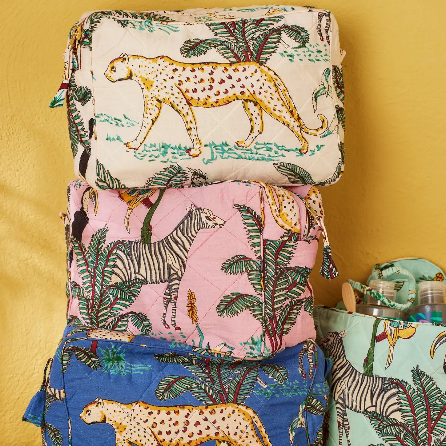 Jungle Print Wash Bag