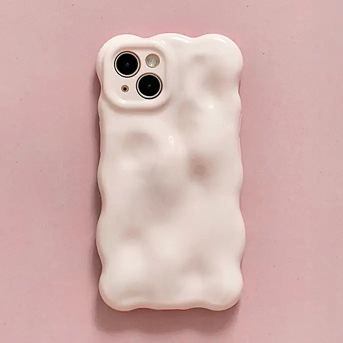 3D Bubble Phone Case - Powder Pink