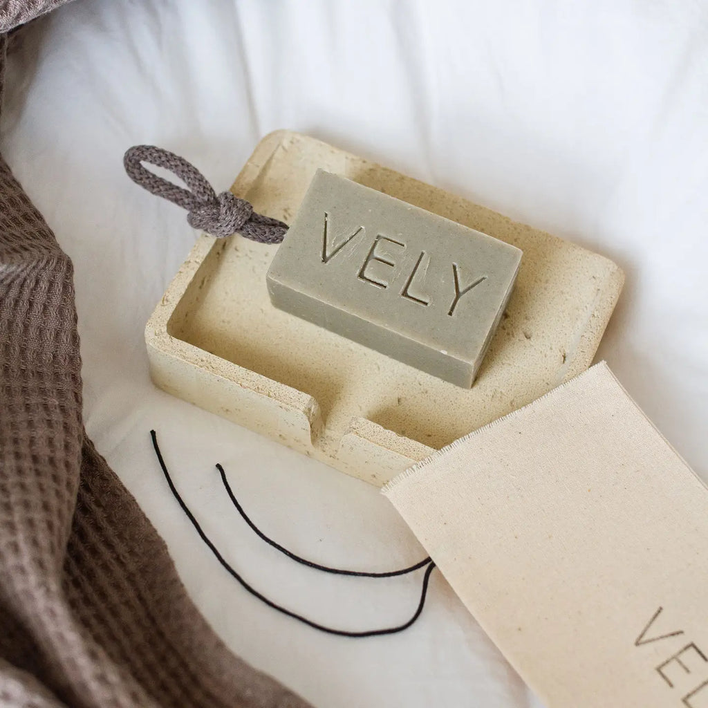 Natural Handmade Soap On A Rope "Sea Meditation"