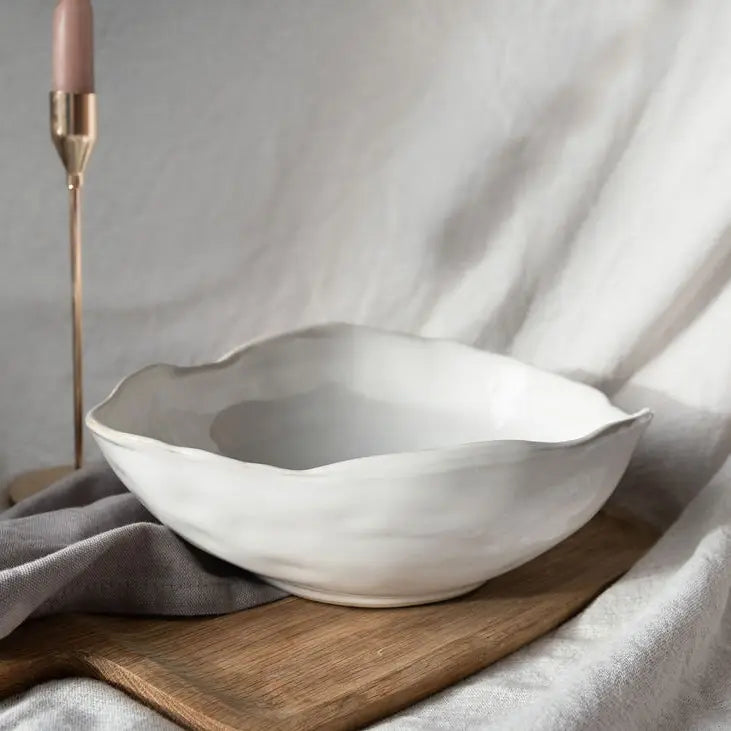 Eden Serving Bowl White Console Table Decorative Bowl