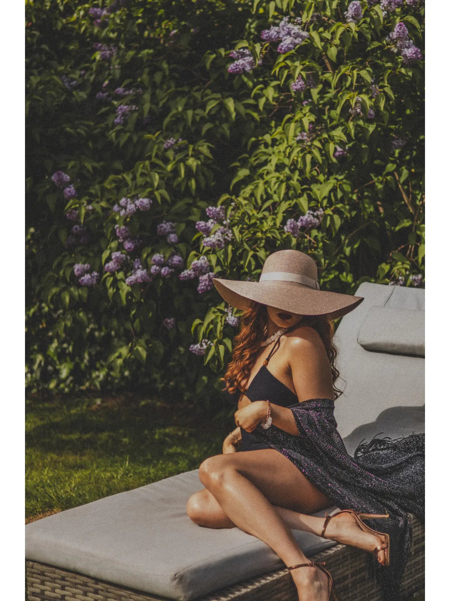 Solstice Tassel Kimono Black