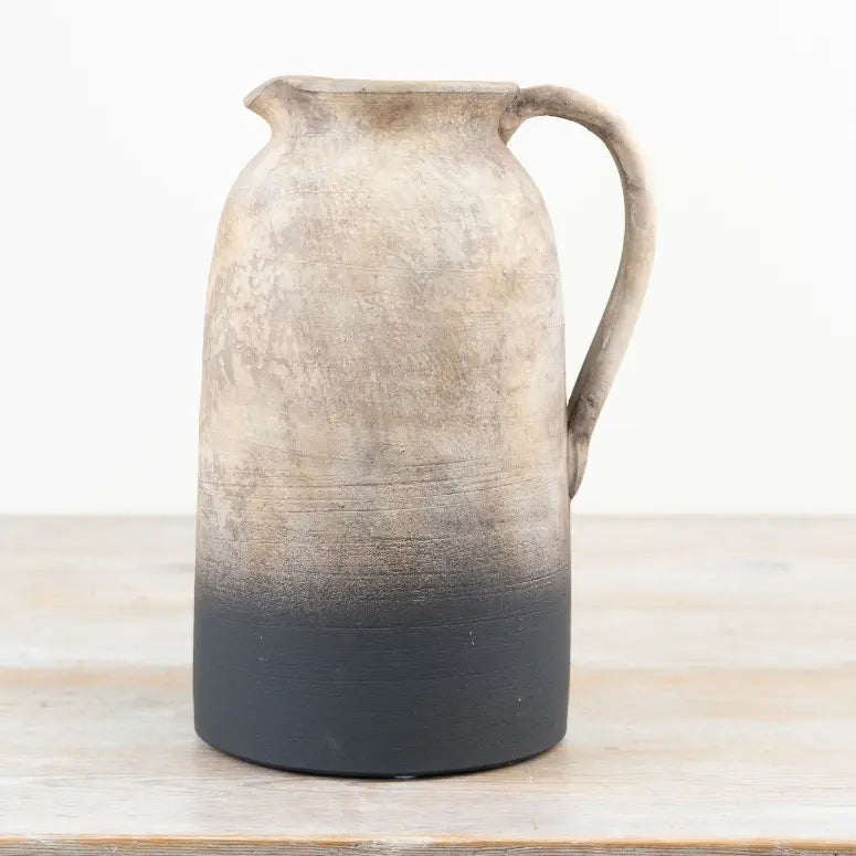 Terracotta Oti Jug Vase, 26cm