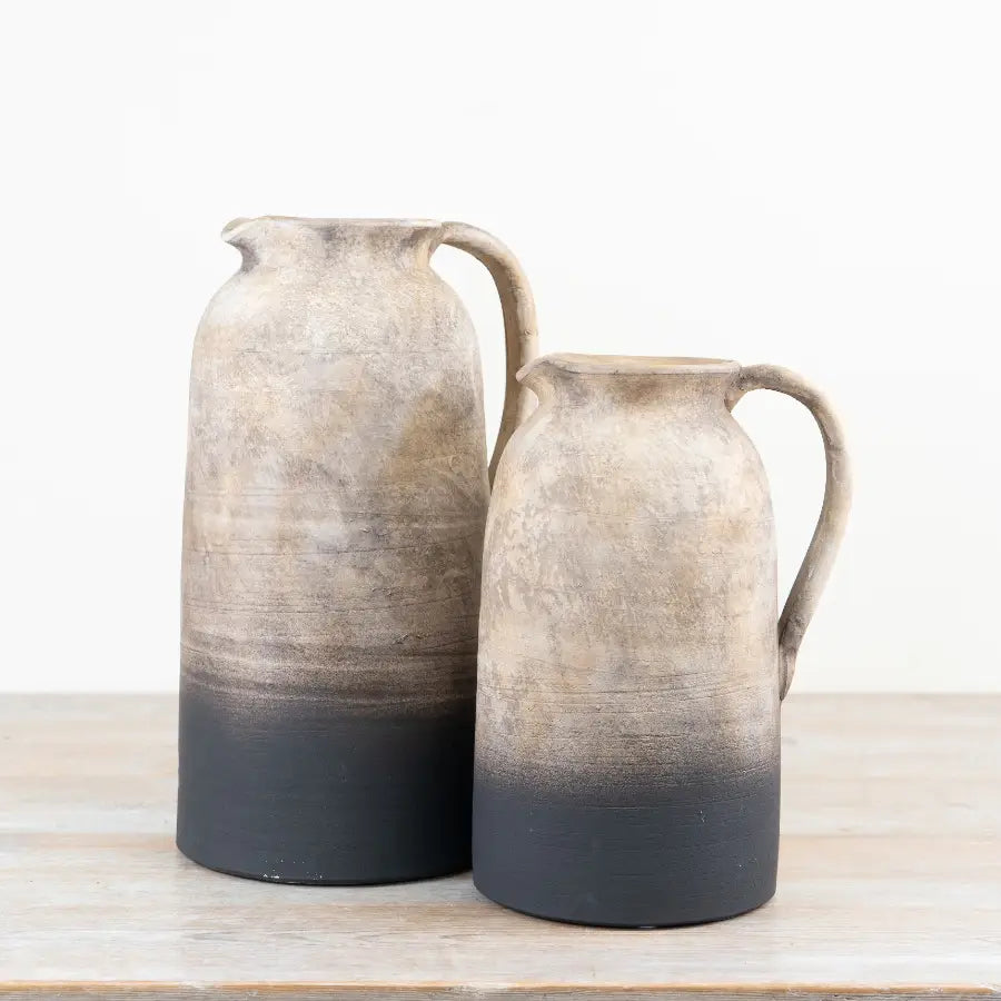 Terracotta Oti Jug Vase, 26cm
