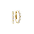 Zirconia Hoop Earrings