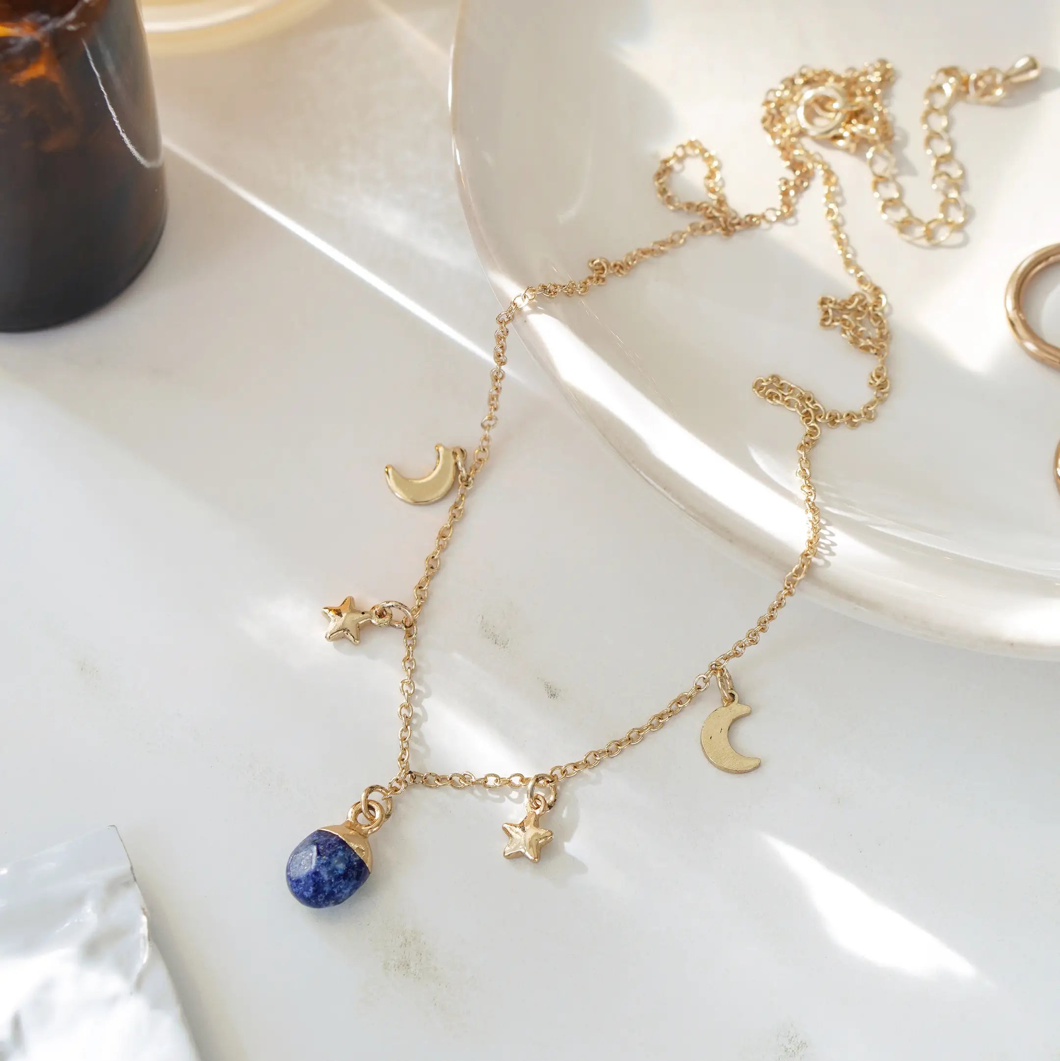 Luna Lapis Necklace