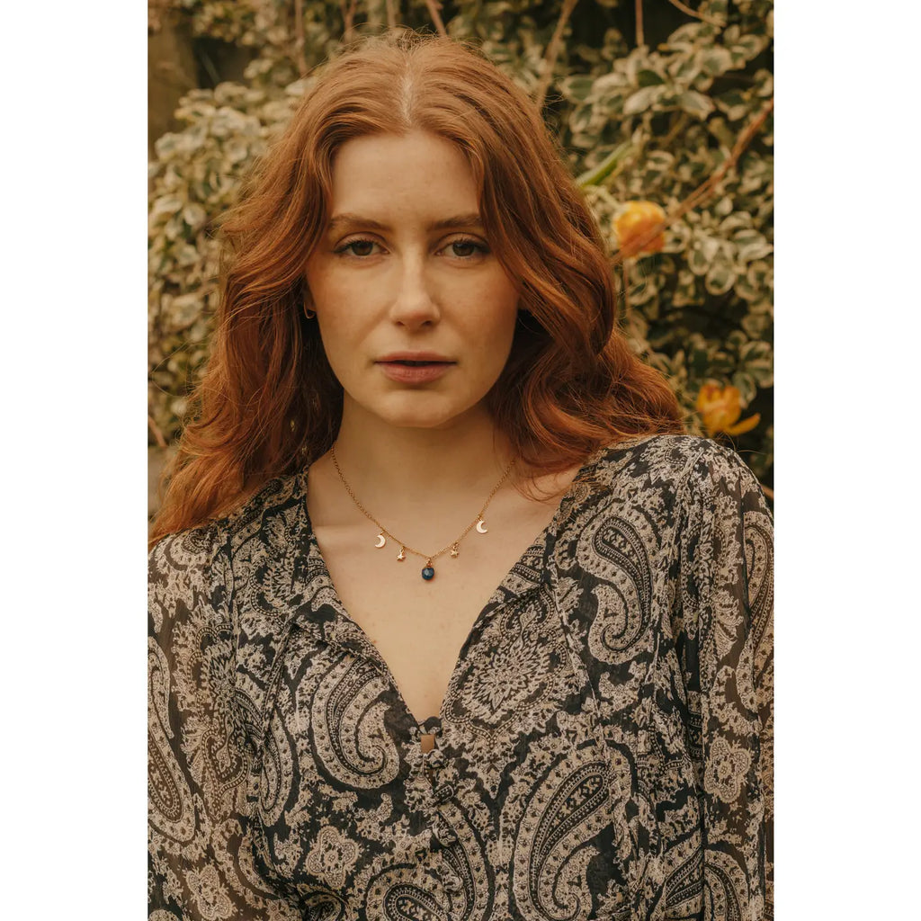 Luna Lapis Necklace