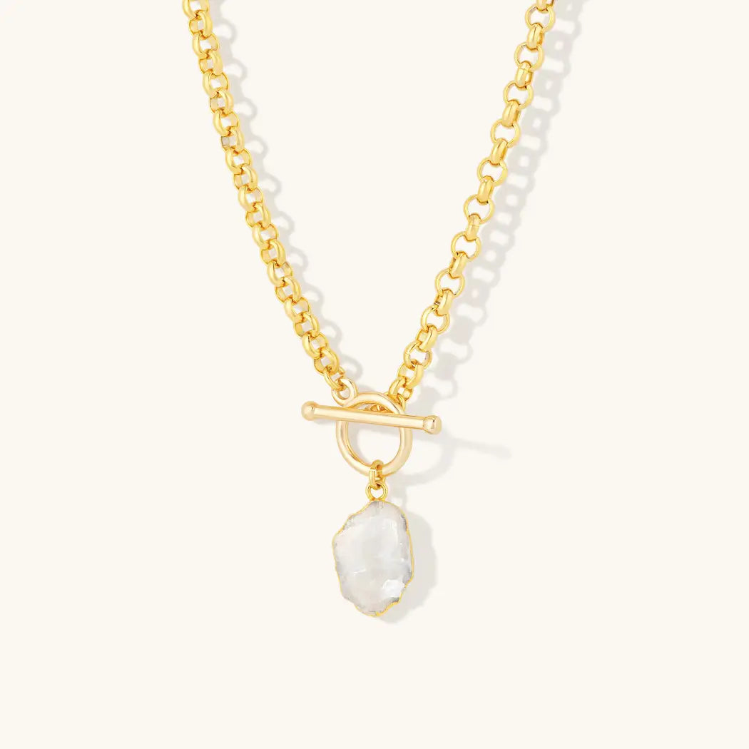 Deity Moonstone Necklace
