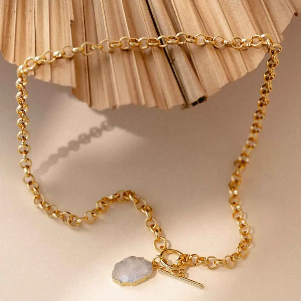 Deity Moonstone Necklace